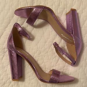 Metallic Light Purple High Heels Size 8 NEW